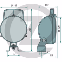 HELLA Feu de travail