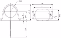 Feu position LED, avant, arr. Hella
