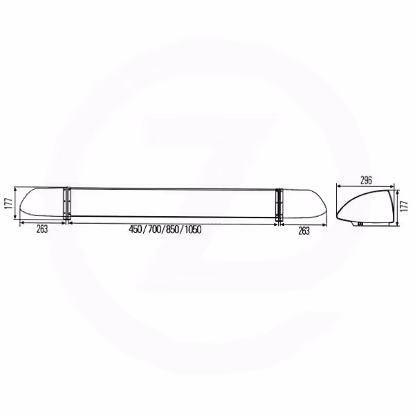 Feu rotative OWS 1000 Hella