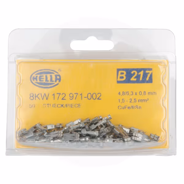 Fiche plate 0,5-1 mm²