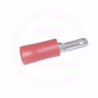 Fiche plate rouge 0,5-1 mm²