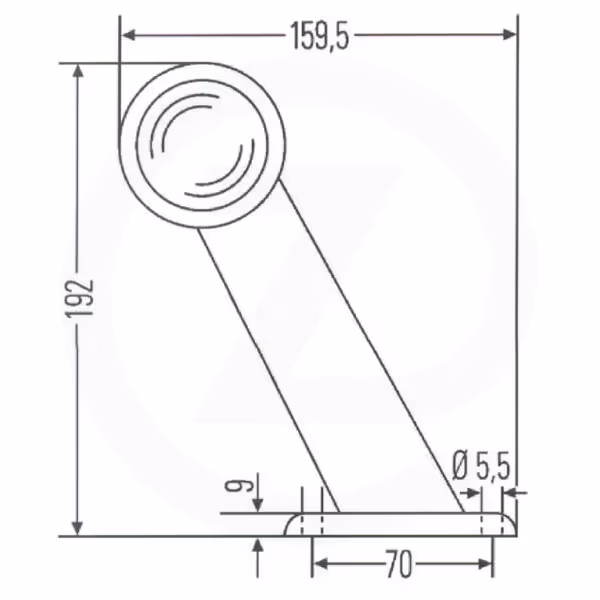 Lampe de marquage Hella