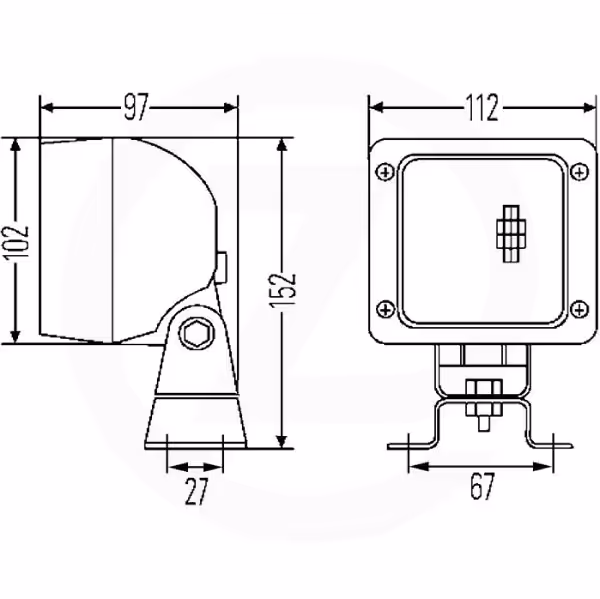 Lampe de travail Ultra Beam Hella