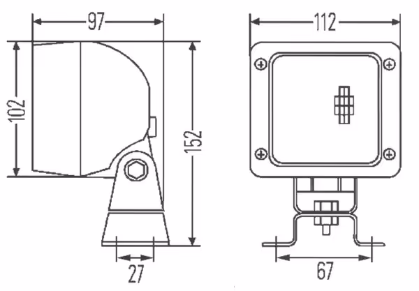 Lampe de travail Ultra Beam Hella