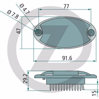 HELLA Plafonnier à LED
