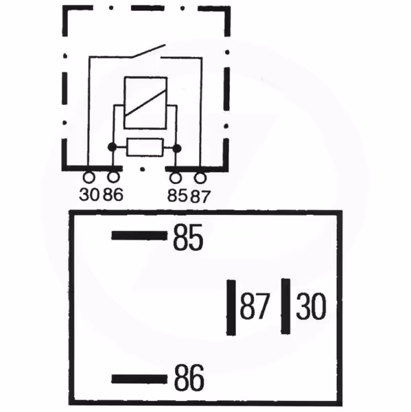 Relais 20A 12V Hella