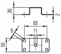 Support de montage Hella