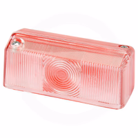 Verre de phare rouge/blanc Hella