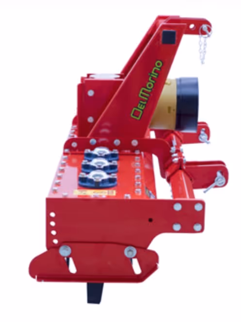 Herse rotative Delmorino rotex L 120 cm avec rouleau cage