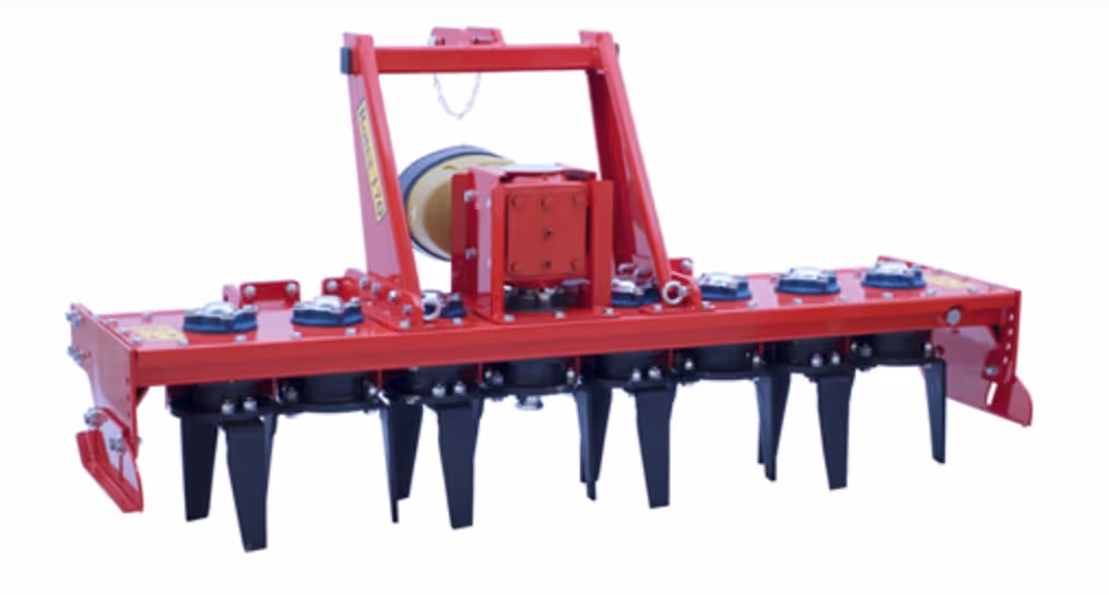 Herse rotative Delmorino rotex L 120 cm avec rouleau cage