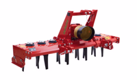 Herse rotative Delmorino rotex L 120 cm avec rouleau cage