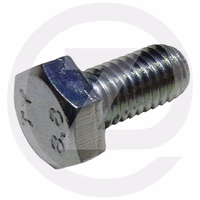 HEXAGONAL PLAQU? ZINC. BOULON ? T?TE M8