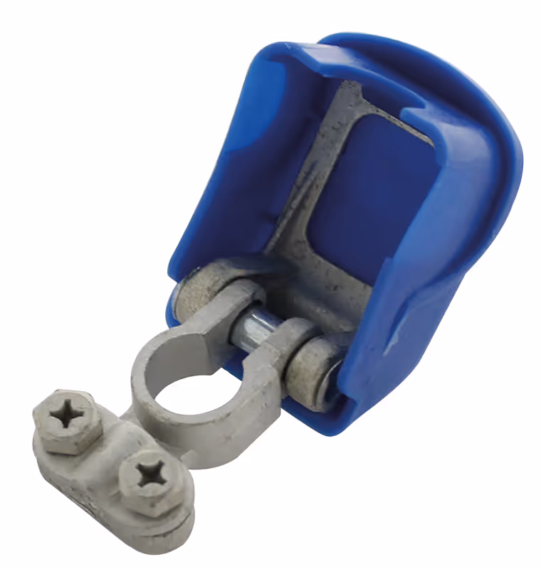 HF - 2 COSSES BATTERIE A ENCLENCHEMENT RAPIDE16-50MM²  (+) (-)