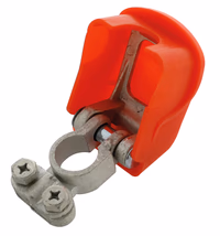 HF - 2 COSSES BATTERIE A ENCLENCHEMENT RAPIDE16-50MM²  (+) (-)