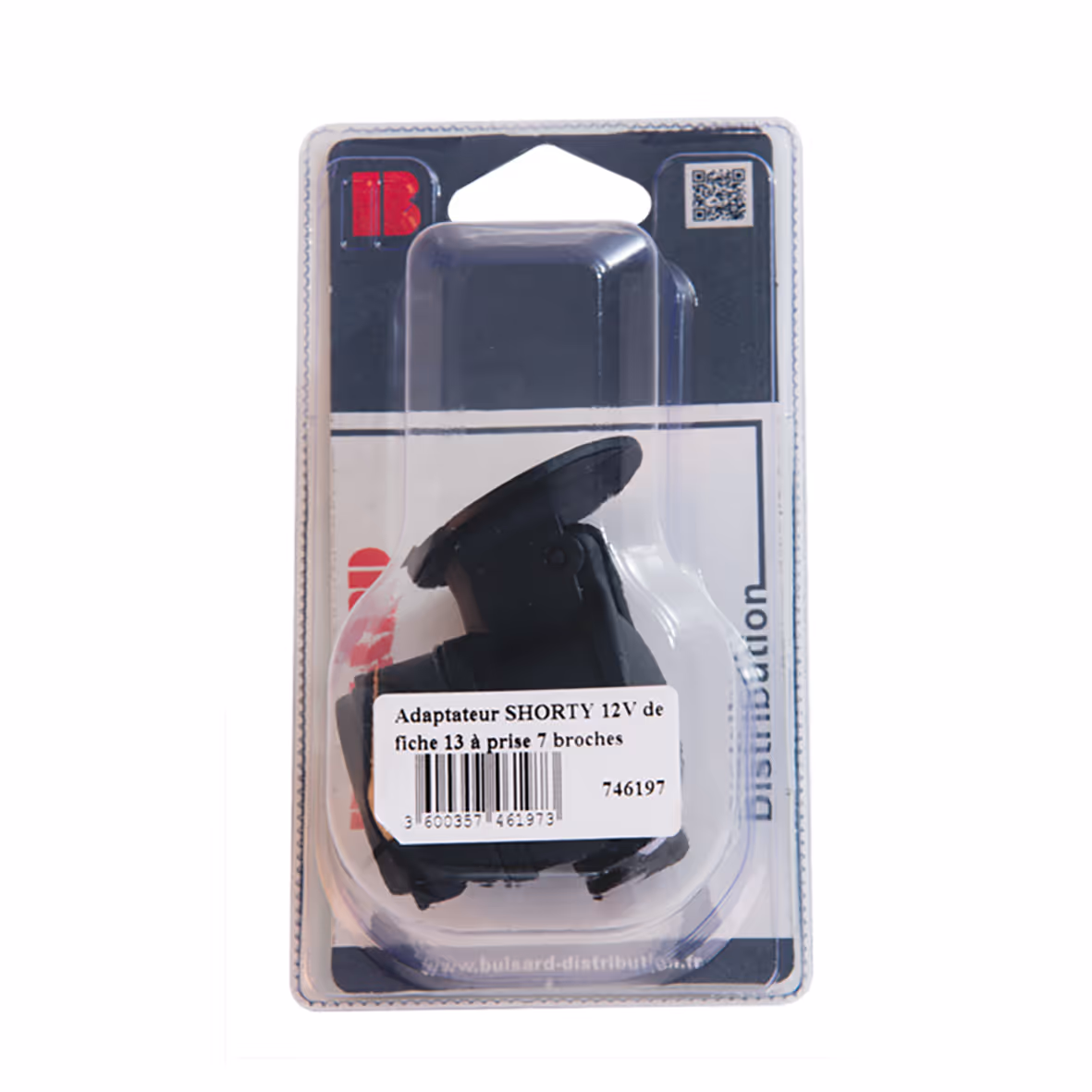 HF - ADAPTATEUR SHORTY 13/7 BROCHES 12V