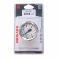HF-MANOMÈTRE ECH. STANDARD D63 0 A 10B FIXATION ARR.