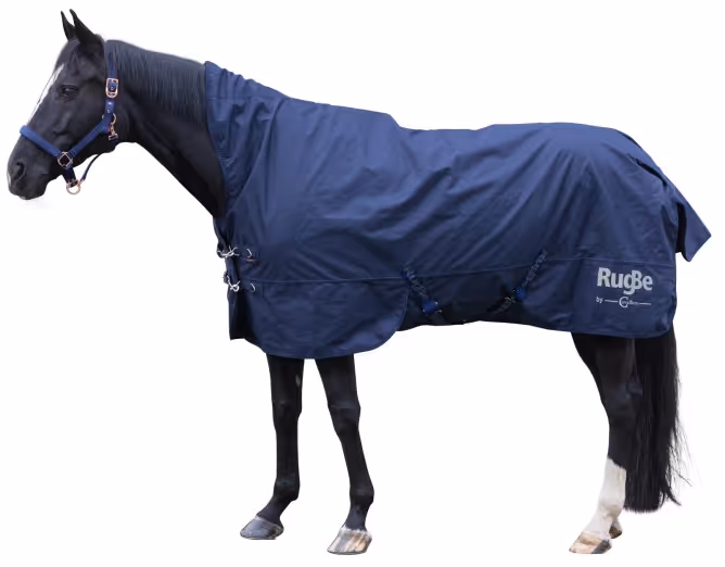 High neck RugBe pr couv.extér. dark navy, 105 cm