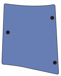 Hublot vitré inférieur G 