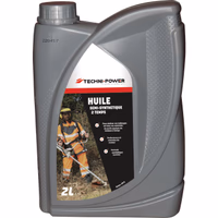 Huile 2 temps semi-synthese bidon 2l techni-power
