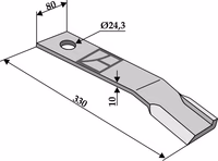Humus | Couteau-faucheur 330mm - droit
