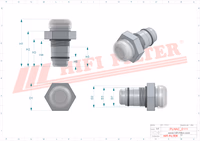INDICATEUR DE COLMATAGE Hifi Filter RCA219DZ090Z
