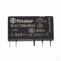 Ins./Rel. cir. impr. 24V,6A,1W