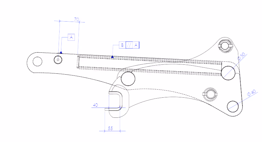 Interface d'accroche relevage 3pts attache Mailleux adaptable