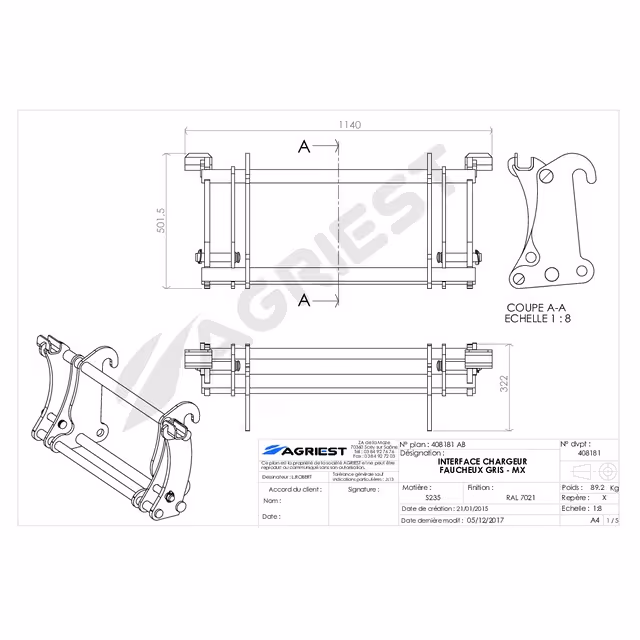 Interface charg. faucheux am-mx