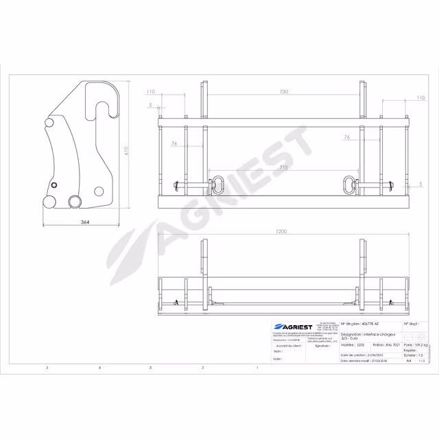 Interface chargeur jlg-euro