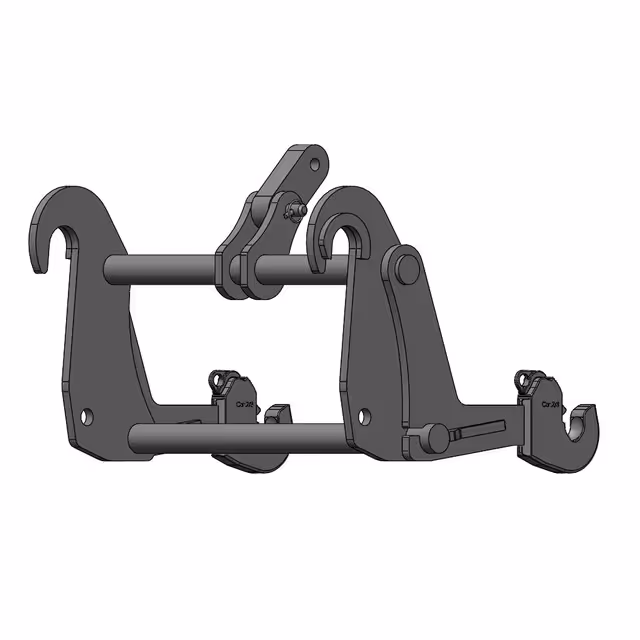 Interface chargeur new holland-3 pts cat 2 main cat 2/3