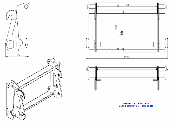 Interface Kramer / JCB Q-FIT