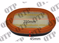 Intérieur du filtre à air 