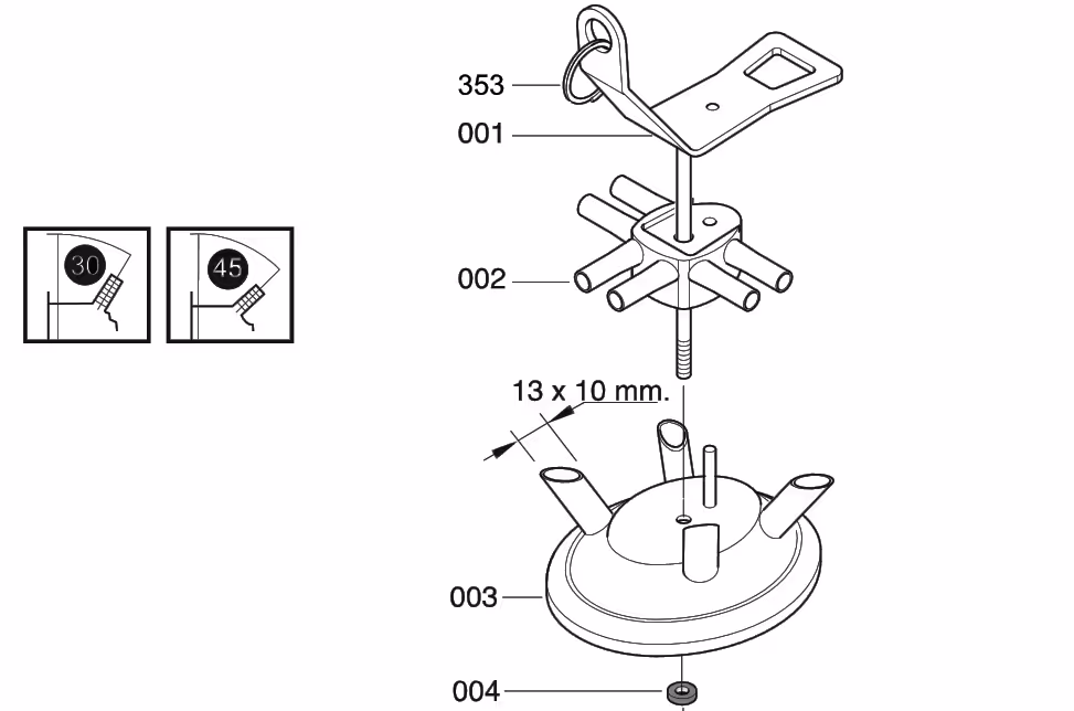 Interpuls | Bol complet av valve orb.350