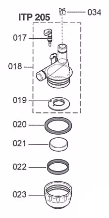 Interpuls | Coupe vide itp205 a poussoir