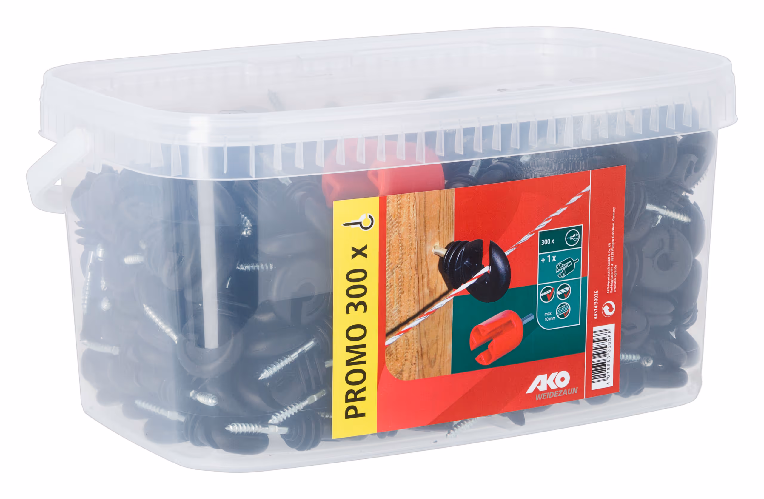Isol. annul. ac supprt continu seau 300 pcs ac embout vissé
