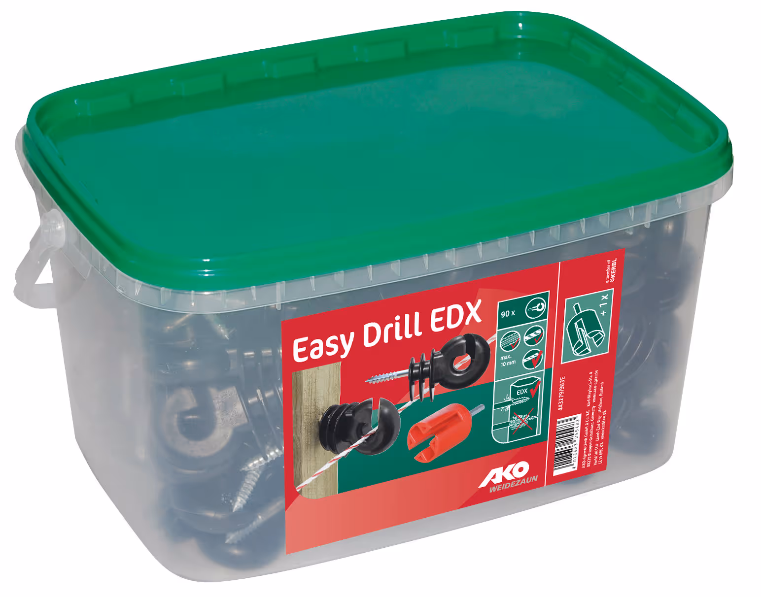 Isol. annul. Easy Drill EDX seau de 90 pcs ac embout viss.