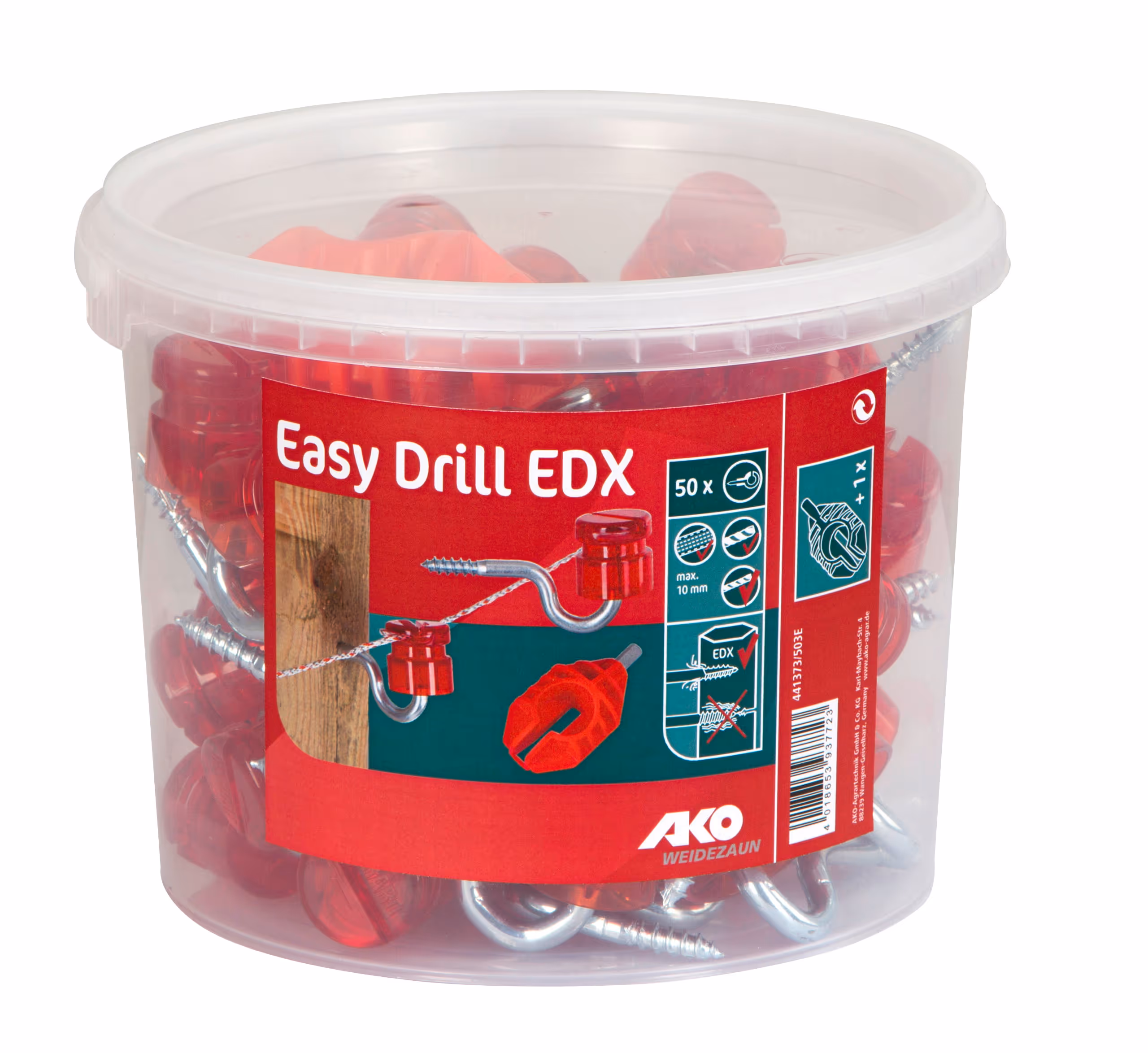 Isolateur à fente Premium 7 mm EDX en seau de 50
