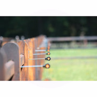 Isolateur annulaire à distance à fixer sur piquet en bois 