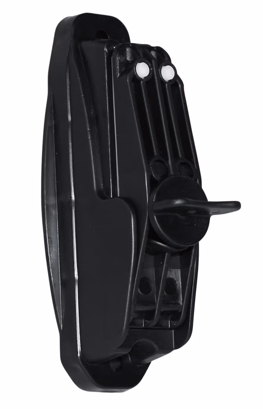 Isolateur clip Premium noir, ruban jusqu'à 40mm, 10pc