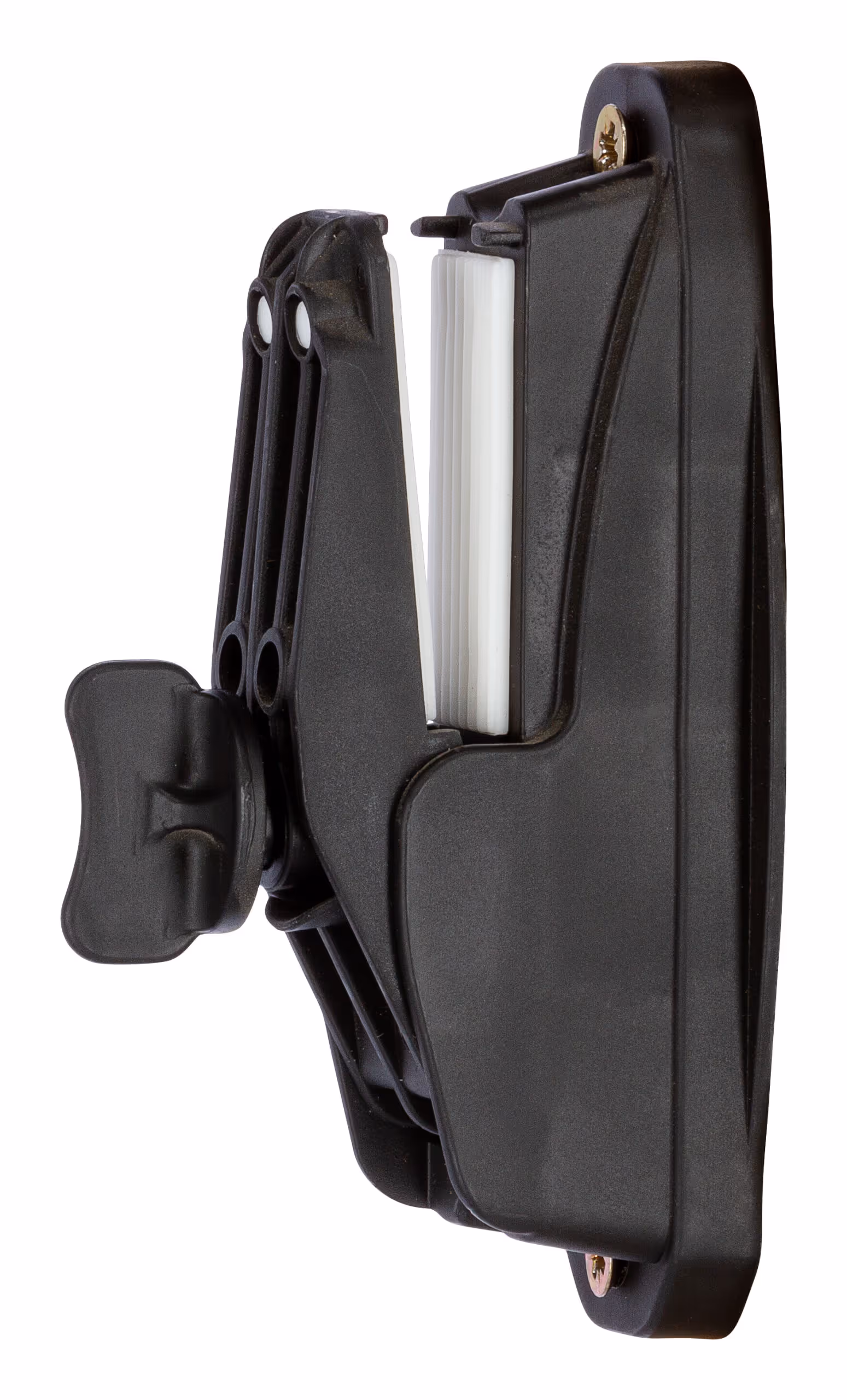 Isolateur clip Premium noir, ruban jusqu'à 40mm, 10pc