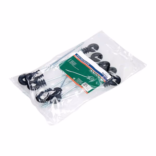 Isolateur clôture annulaire 22 cm à fixer sur piquets en bois