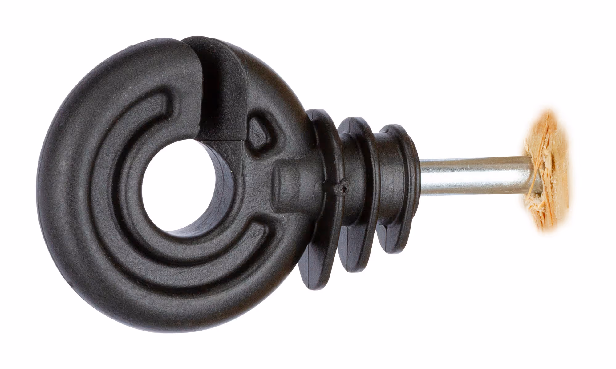 Isolateur compact noir à visser 