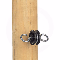 Isolateur d'ancrage à fixer sur piquets en bois  sachet de 4