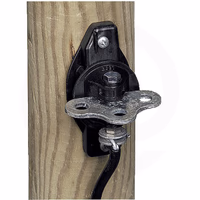 Isolateur d'ancrage T à fixer sur piquet en bois 