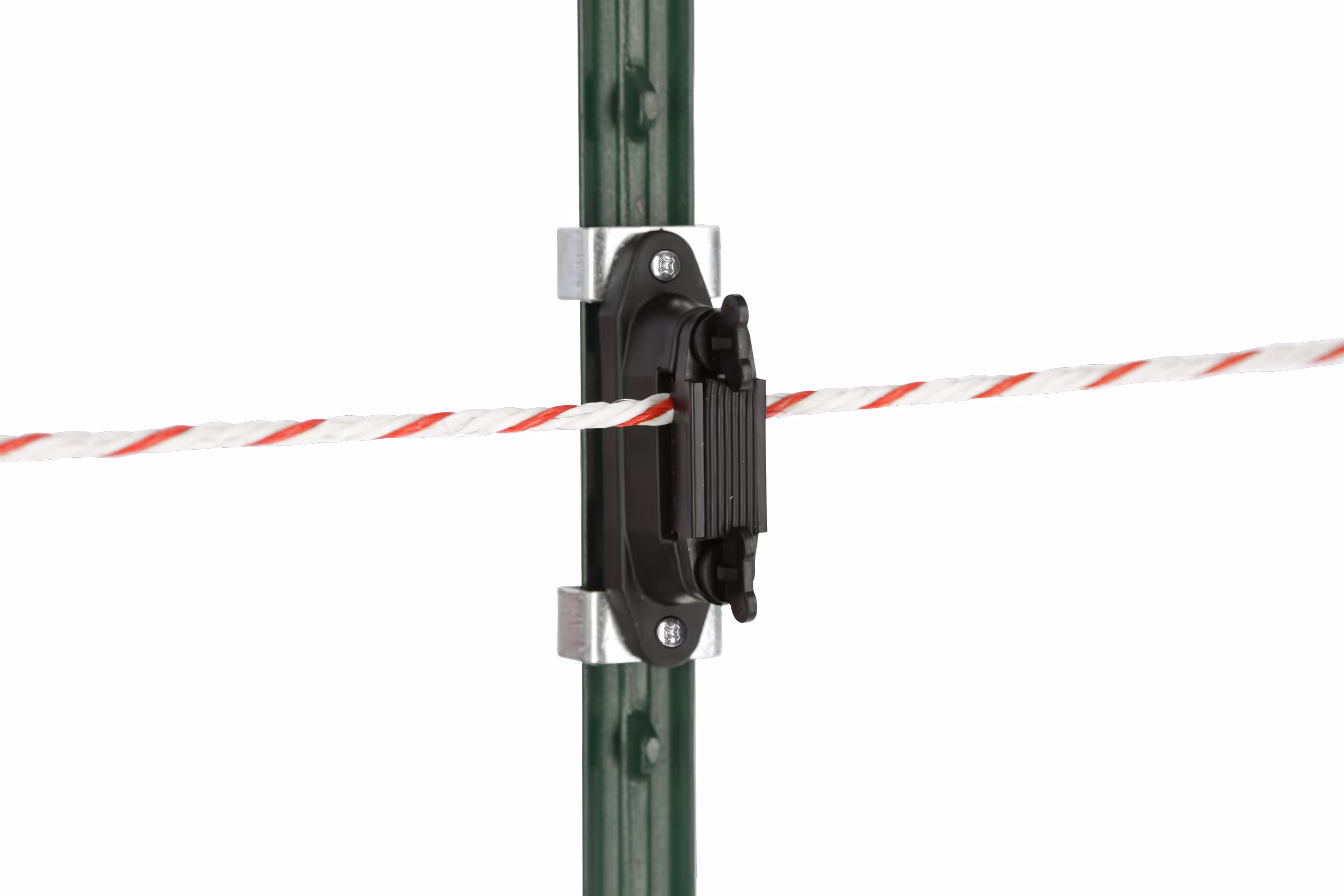 Isolateur d'angle T-Post noir, 4pcs, cordelette/ruban