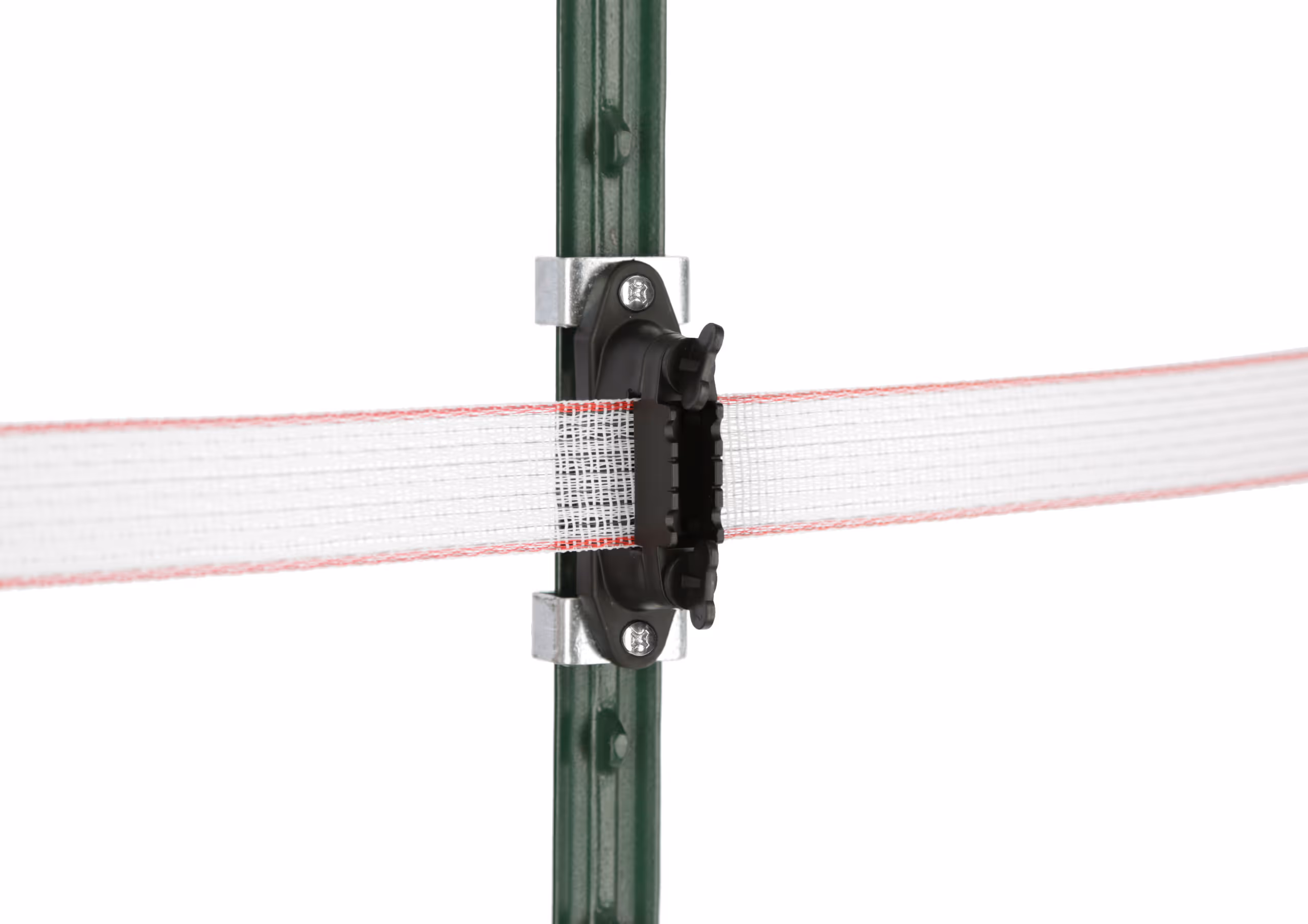 Isolateur d'angle T-Post noir, 4pcs, cordelette/ruban