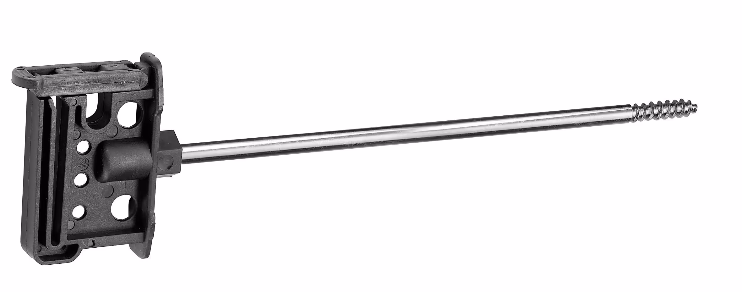 Isolateur écarteur à clip 20cm noir, jusqu'à 40mm, 15pcs