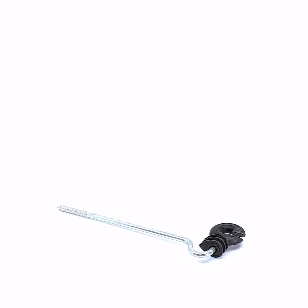 Isolateur écarteur annulaire 22 cm | AKO à fixer sur piquet en bois 