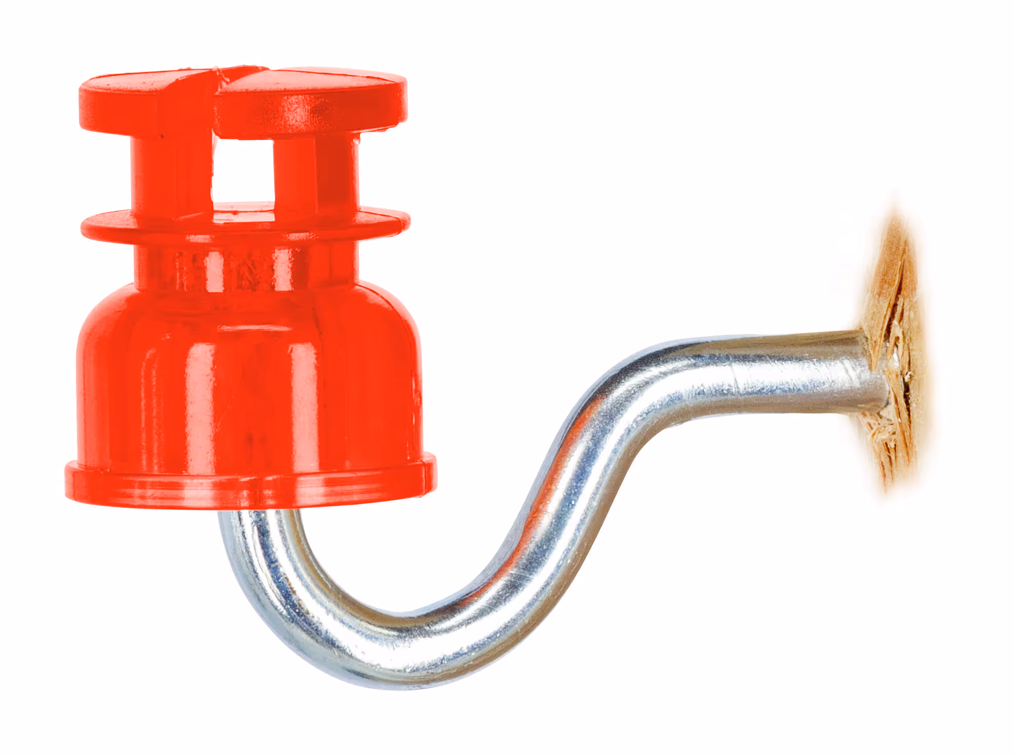 Isolateur fente Polycarbonate orange, vis 6mm, 25pcs
