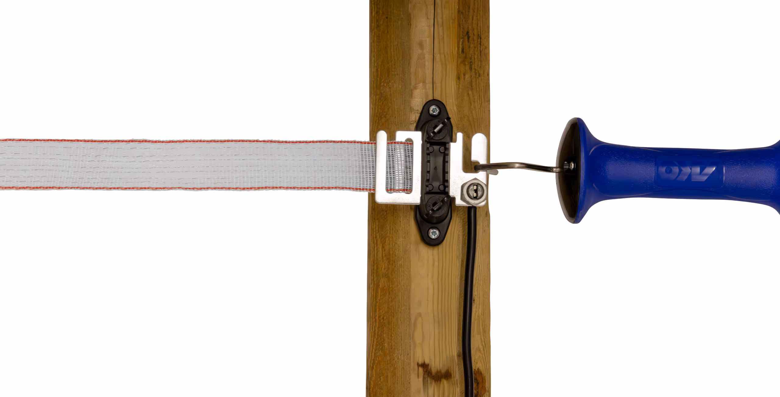 Isolateur porte à ruban Profi noir, 40mm, en coque (x4)
